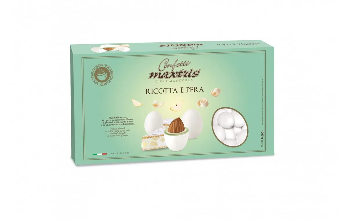 Confetti Maxtris, Confetti Italiani Di MANDORLA, Ricotta E Pera