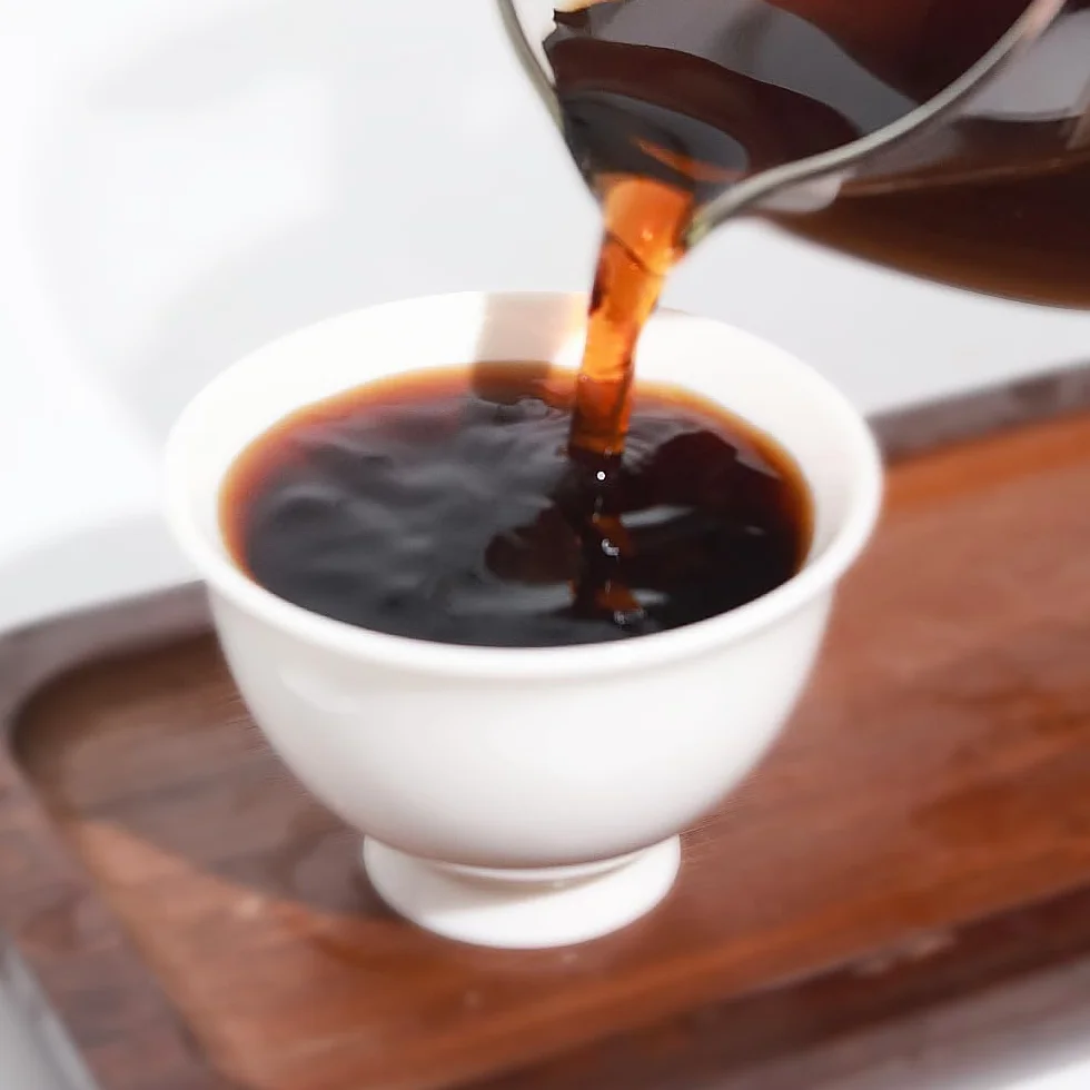 LWXLJMJZC –Torta di Tè Pu-erh Stagionato Yi Wu 2013- Shu (Stagionato) - Tè Pu-er Nero - Torta di Cinese dello Yunnan - 357g