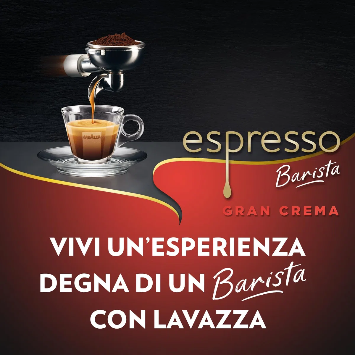 Lavazza, Espresso Barista Gran Crema, Caffè in Grani Tostati a Tamburo, Ideali per Macchine da Caffè Espresso, Note Aromatiche di Fiori, Arabica e Robusta, Intensità 7/10, Tostatura Leggera, 1 kg