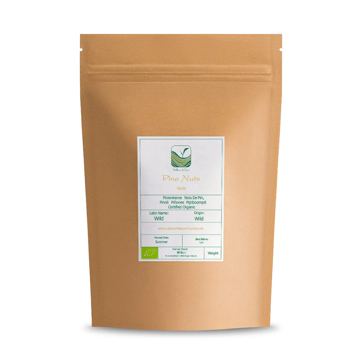 Pinoli biologici di qualità per il pesto - Pignoli