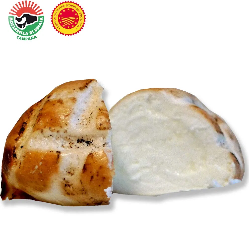 Mozzarella Affumicata Bufala Campana Dop|Provola di Paestum|Latte di Bufala|Alta Digeribilità|Ordine Minimo 1Kg|Pezzatura 250g o 500g|Consegna 24/36 Ore|Dettaglio Spedizioni nelle Descrizioni