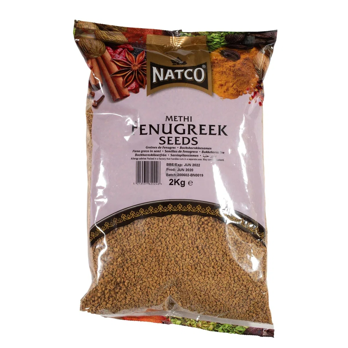 Natco Foods Ltd Semi di fieno greco Methi 2KG