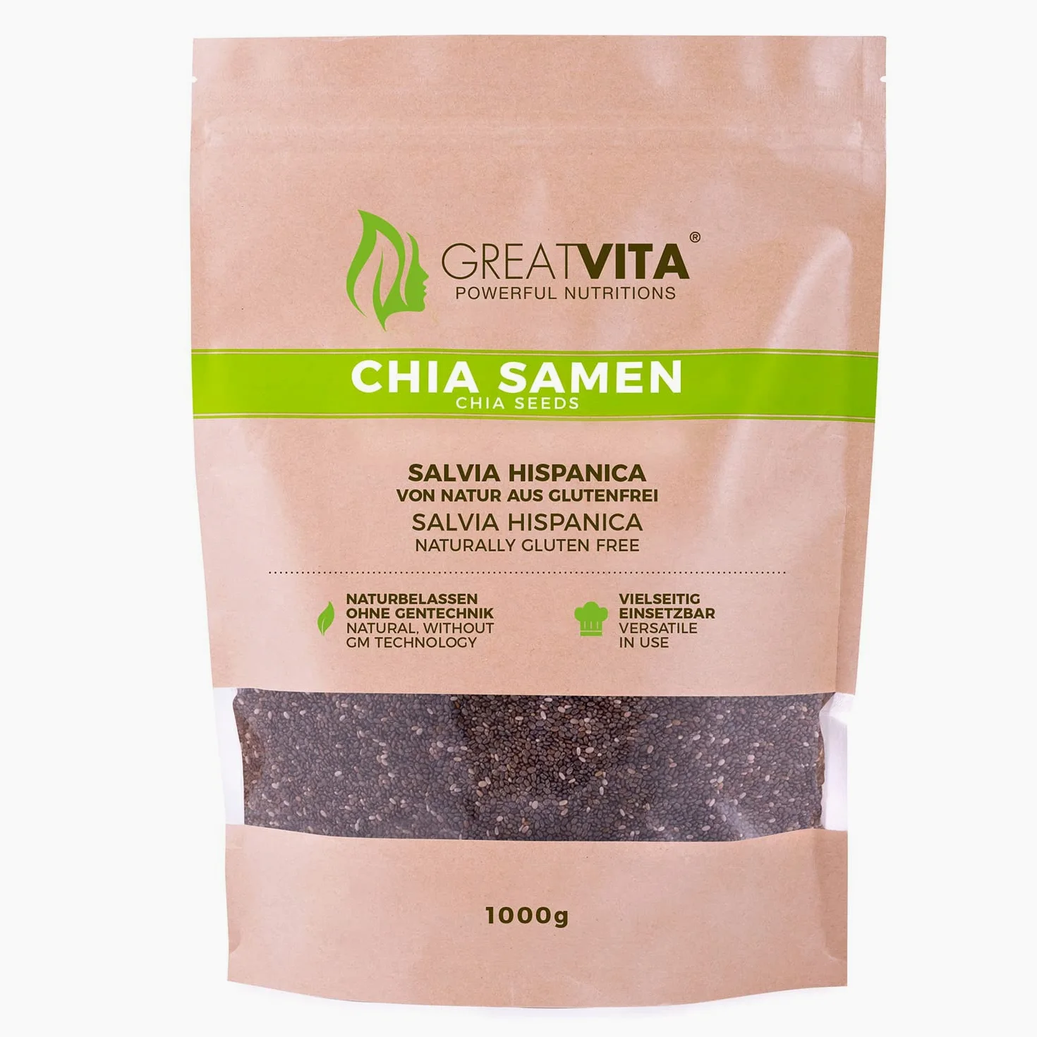 Semi MeaVita Chia, confezione da 3 (3 x 1000g)