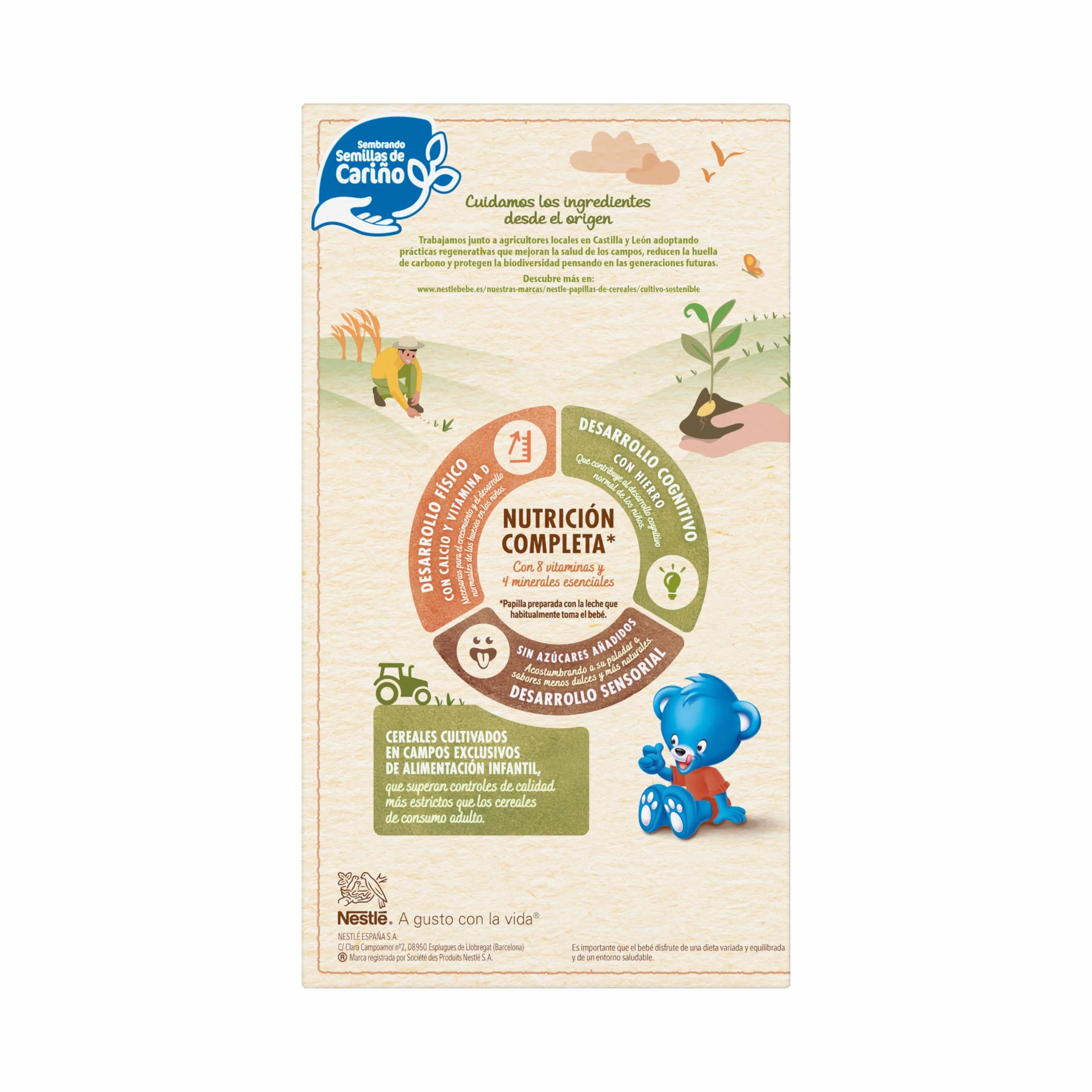Nestle Papilla 8 Cereali con Biscotto, 725 g