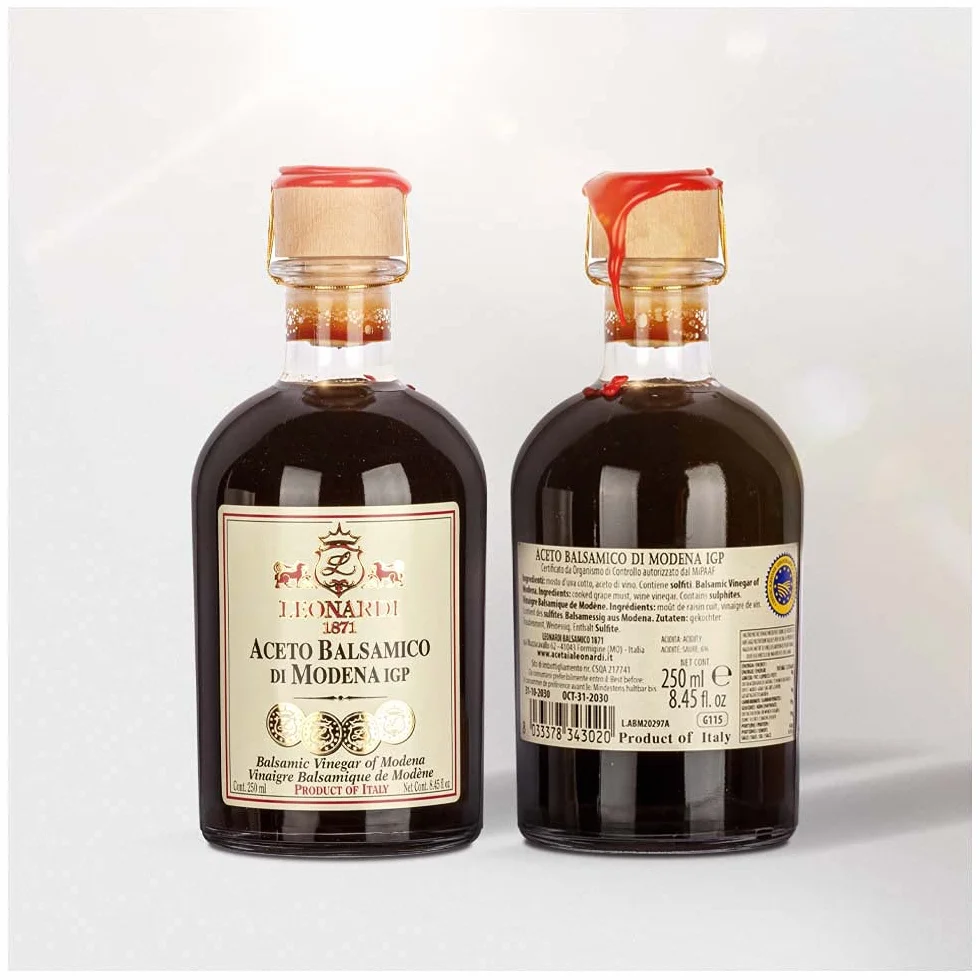 LEONARDI 1871 ACETO BALSAMICO DI MODENA I.G.P. 8 TRAVASI 250 ML