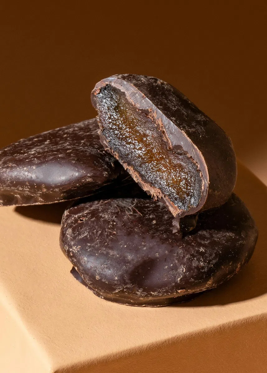 KoRo - Albicocche al cioccolato fondente formato prova 500 g - Delizioso snack vegano senza zuccheri aggiunti