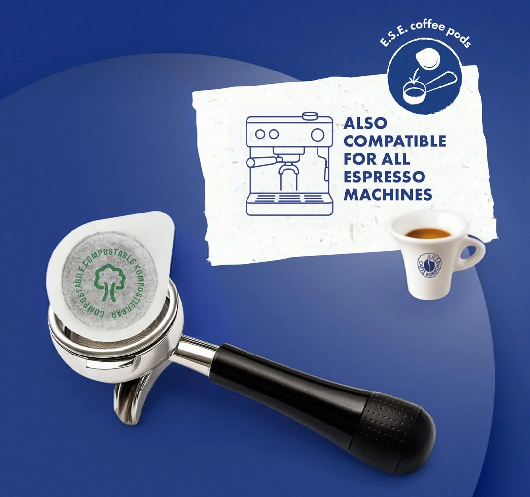 Caffè Borbone Cialda Compostabile, Miscela Rossa - 150 Cialde - Sistema ESE