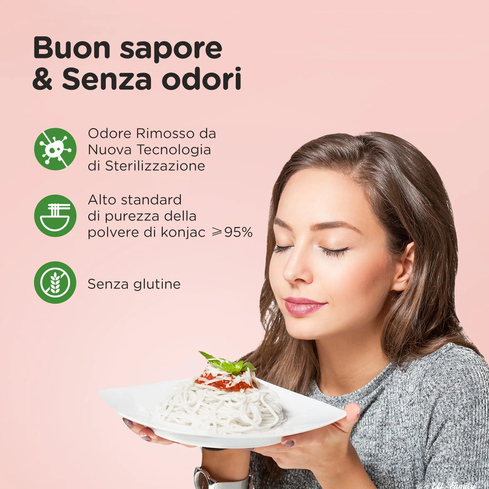 Elf-Family Premium 5+1 Mix Pasta di Konjac Shirataki 9kcal Low Carb, Keto, Vegan, Diet -Spaghetti/Glass Noodle/Fettuccine/Riso/Penne/Udon