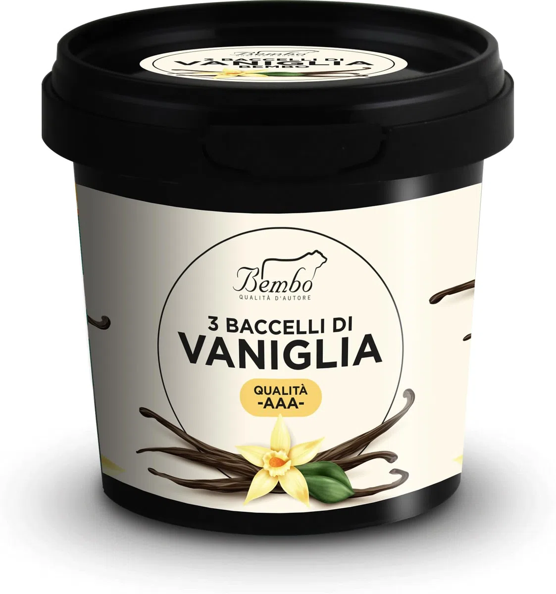 3 Baccelli di Vaniglia Bembo lunghezza 18/19 cm Sotto Vuoto – Ideali per Pasticcieri, Gelatieri, Chef e Appassionati – Vaniglia in confezione anti luce e anti ossidazione
