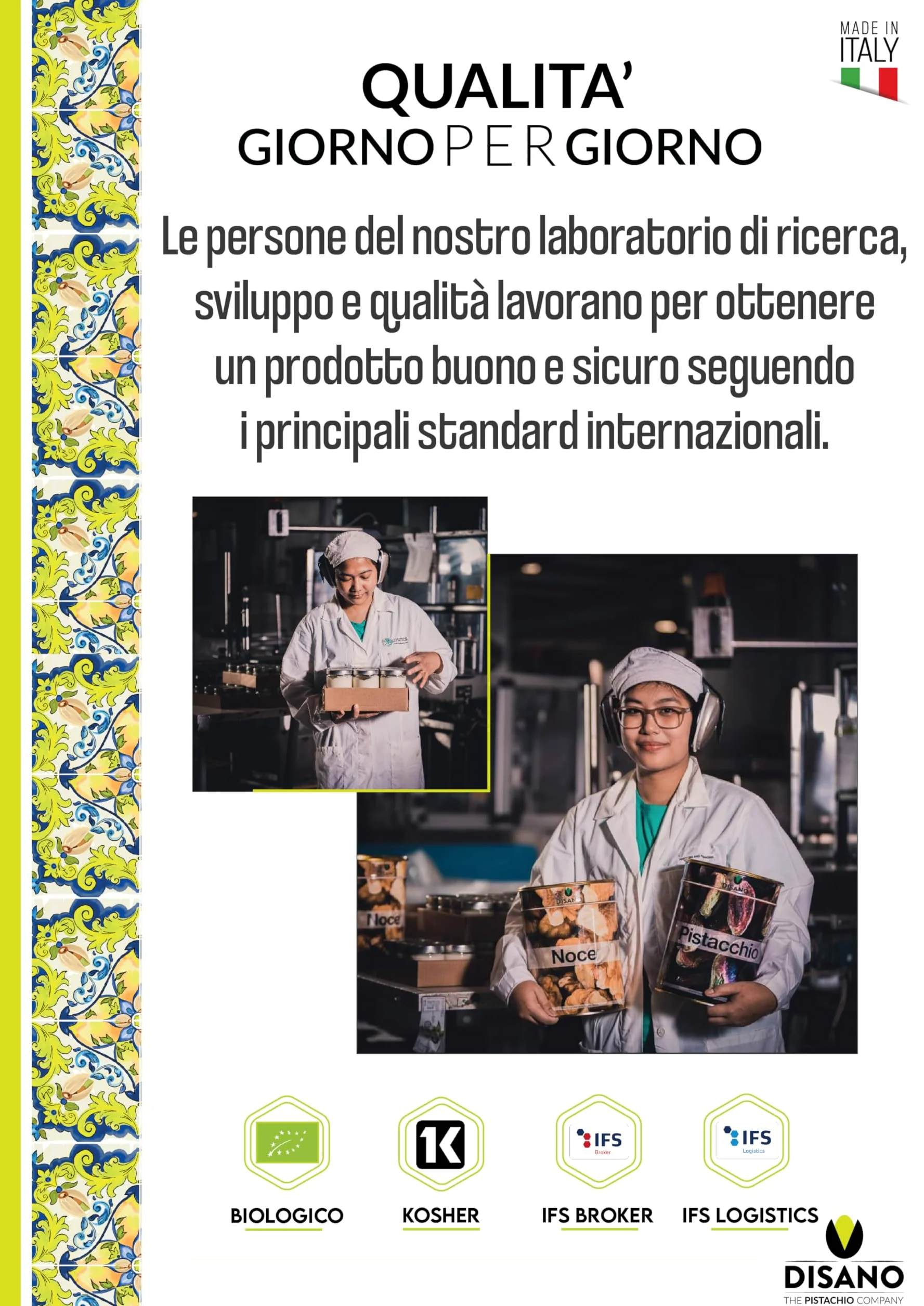 Farina di semi di carruba, 1 kg, origine Italia, uso come addensante/stabilizzante per gelati, sorbetti, condimenti e salse. Disano