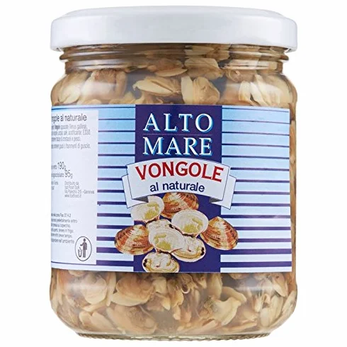 Vongole al naturale Gr. 130 - Offerta 6 pezzi