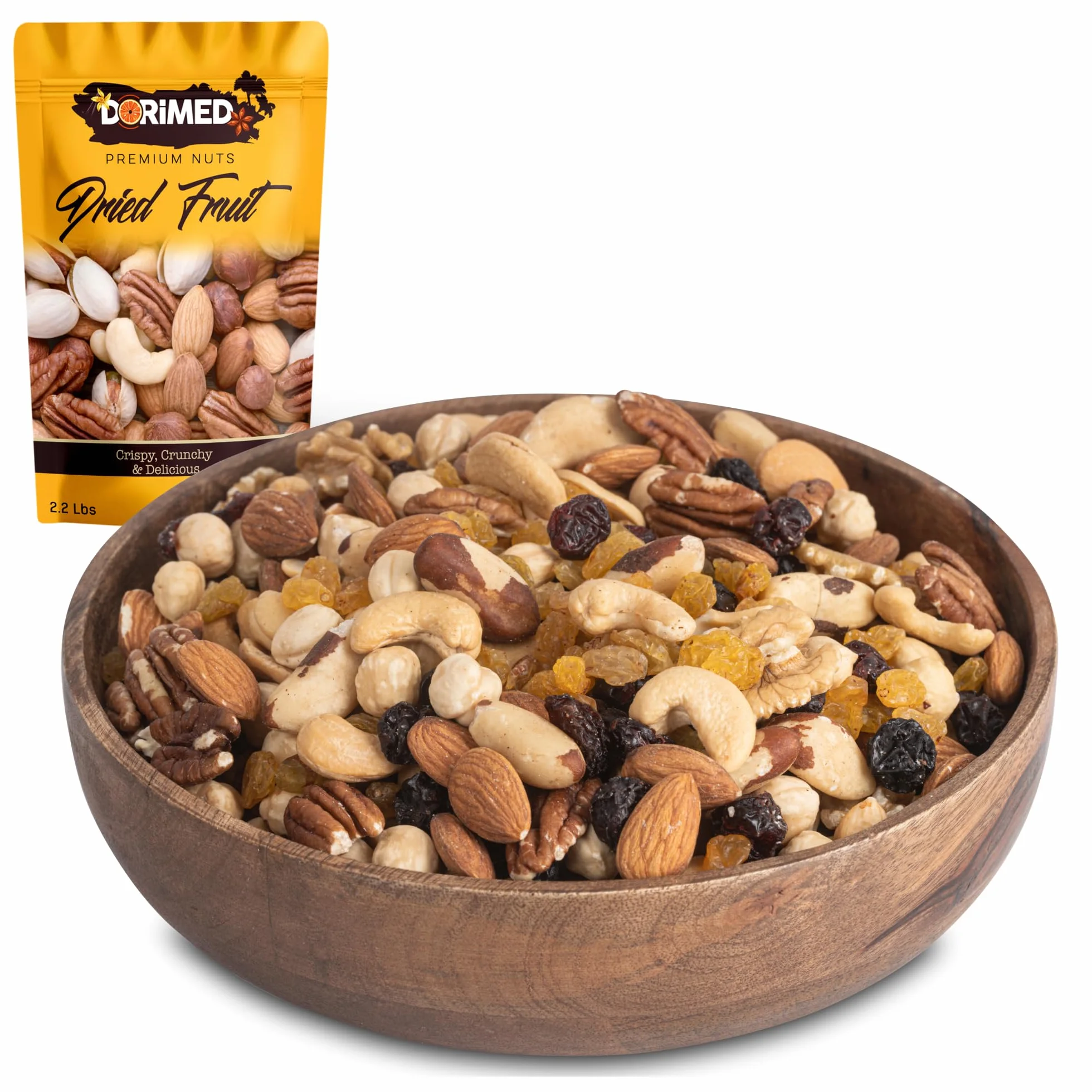 Mix Frutta Secca E Disidratata [1Kg], Mandorle, Nocciole,Noci, Anacardi, Noci Pecan, Uva Passa, Noci Del Brasile, Mirtilli, Stuzzichini Croccanti Dolci. Gusto Delicato – Dorimed