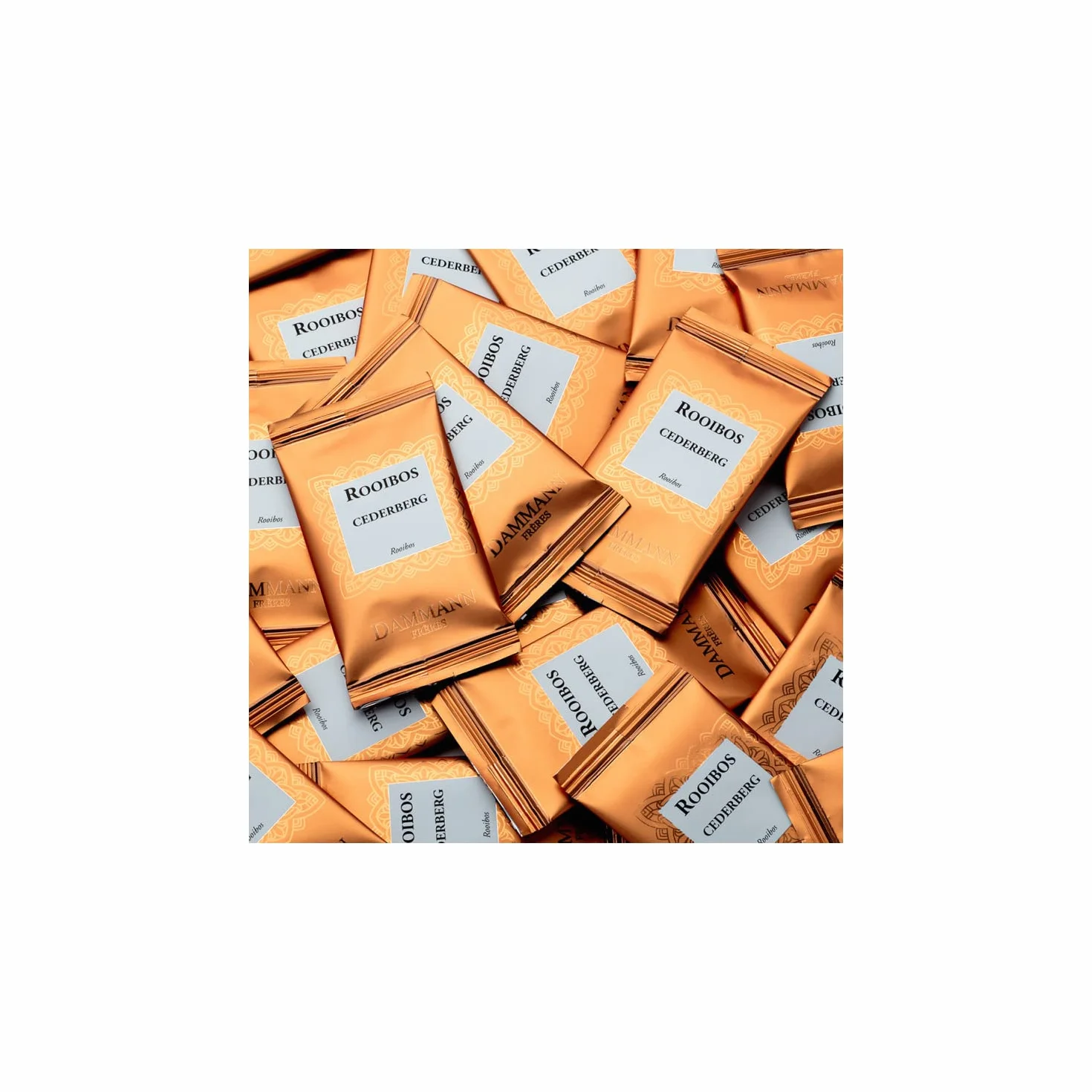 Dammann Frères Rooibos Sudafrica Tè Rosso Naturale Africa - 24 Bustine (48 Gr) - Tè Bustine Confezioni - Infuso Senza Caffeina