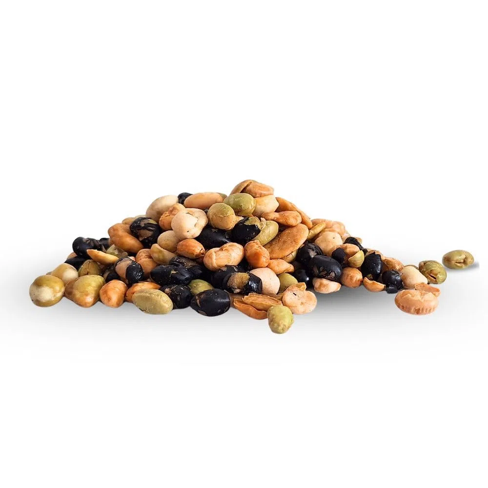 Aperisnack B-Protein - AP23.001.03 - Box 40 Snack Monodose – Mix Legumi Tostati: Fagioli di Soia Edamame, Gialli e Neri, Piselli e Fave – Legumi 100% Naturali – 40 monoporzioni x 25 g