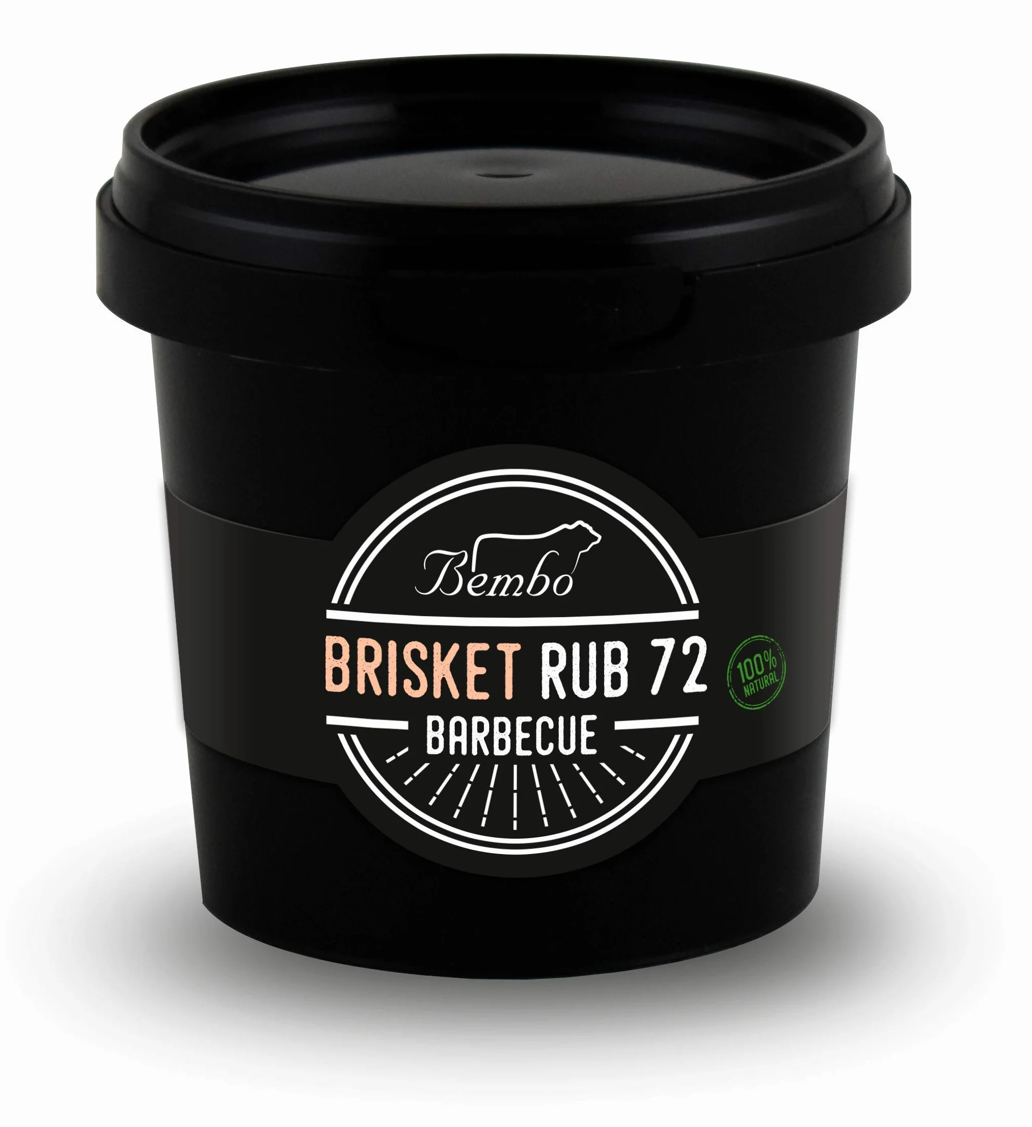 BBQ Brisket Rub Bembo – 500 g - Mix Spezie per Punta di Petto di Manzo – Rub Barbecue per Marinatura a Secco – Ideale per Affumicatura e Cottura Lenta – Made in Italy