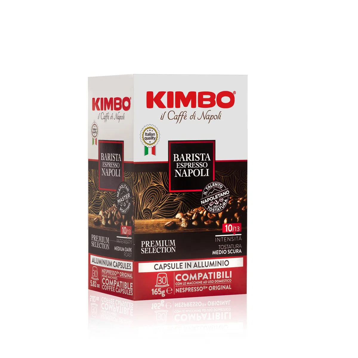 Kimbo Capsule Compatibili Nespresso Original in Alluminio - 30 Capsule - Barista Espresso Napoli