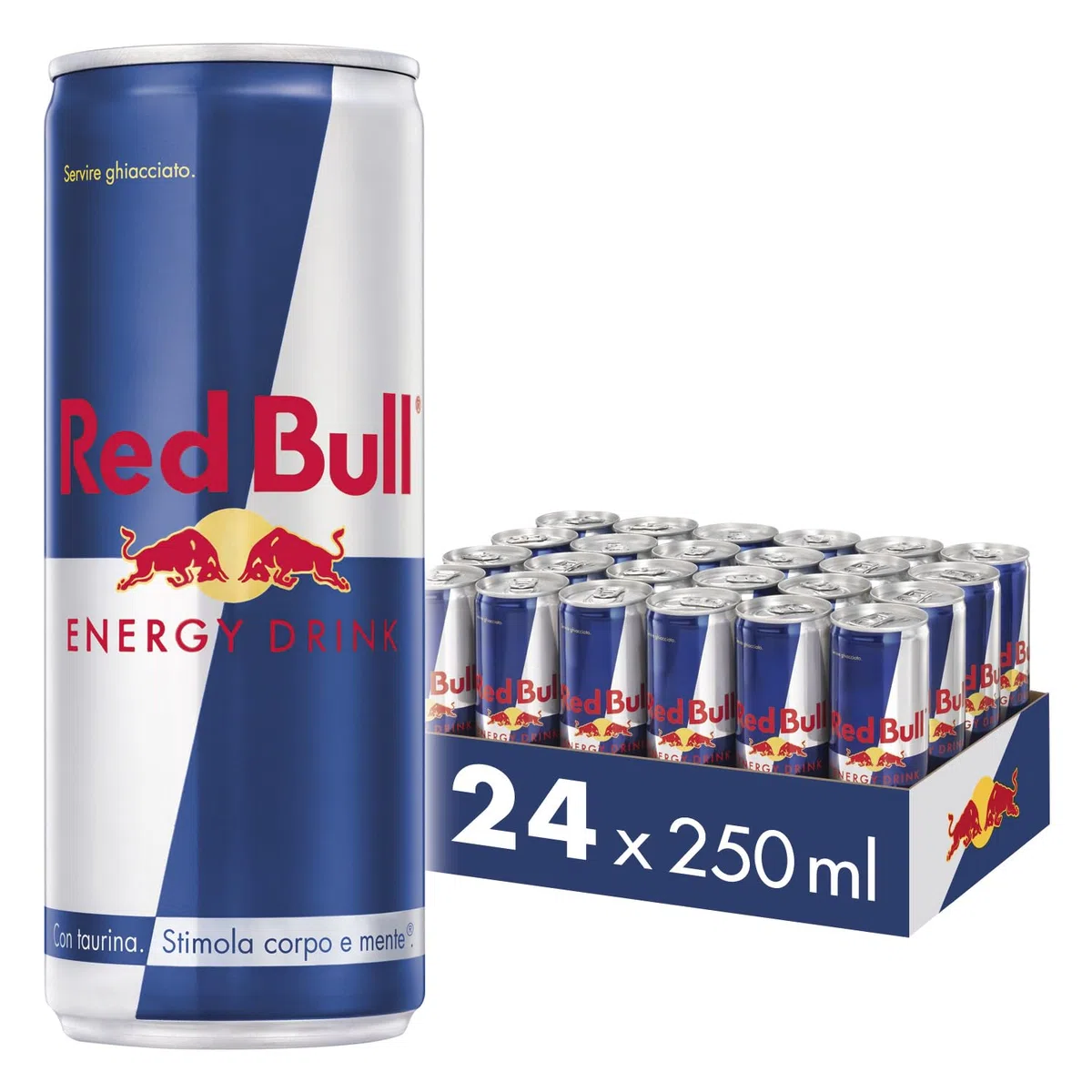 Red Bull Energy Drink, 250 ml (24 Lattine)