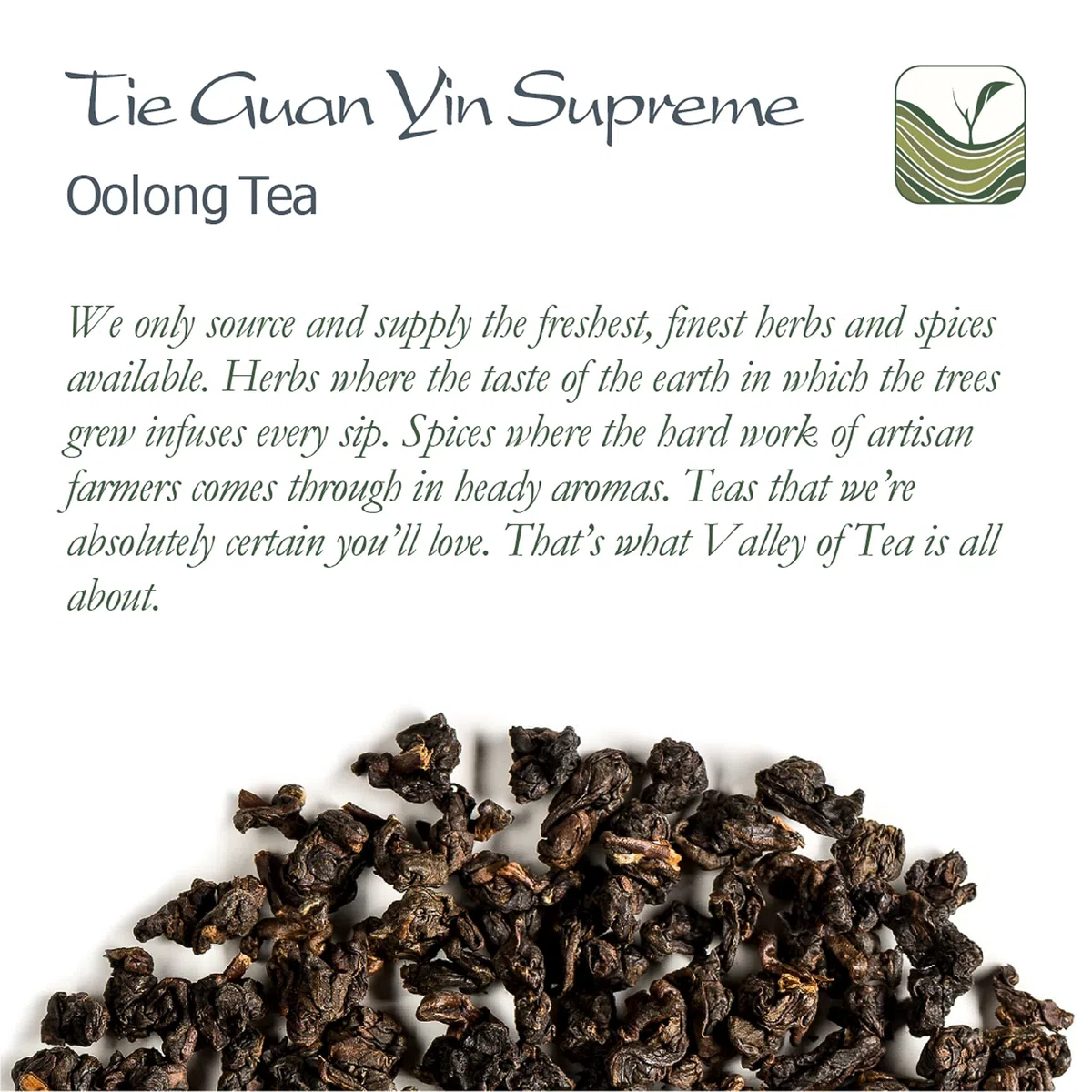 Tie Guan Yin Alta Qualità - Oolong Tè Cinese Tieguanyin - Wu Long Dalla Cina - Tè Blu Cinese - 50g