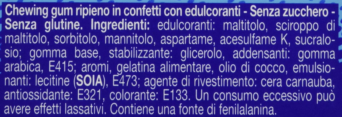 Vivident Fresh Blast Gomme da Masticare Senza Zucchero, Chewing Gum Gusto Menta, Confezione da 200 Gomme