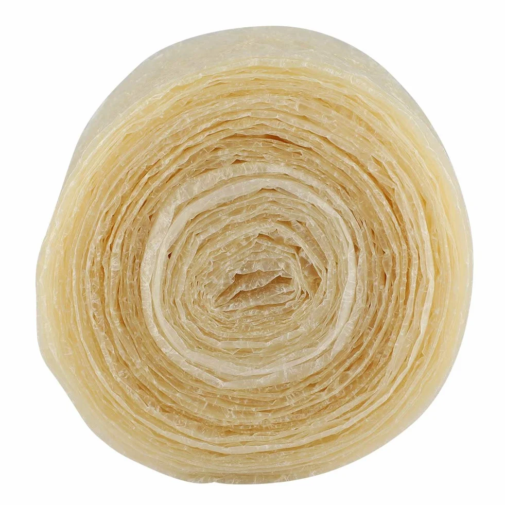 Nikou Involucro per salsicce - Involucro per salsicce essiccato commestibile a 2 strati da 8 m Commestibile non tossico per prosciutto e salsicce fatte in casa saporite