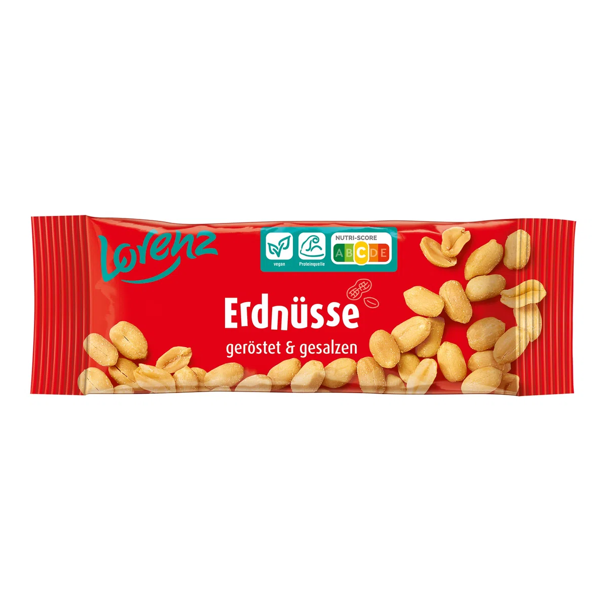 LORENZ | Arachidi tostate e salate | 28 x 40 g | vegan