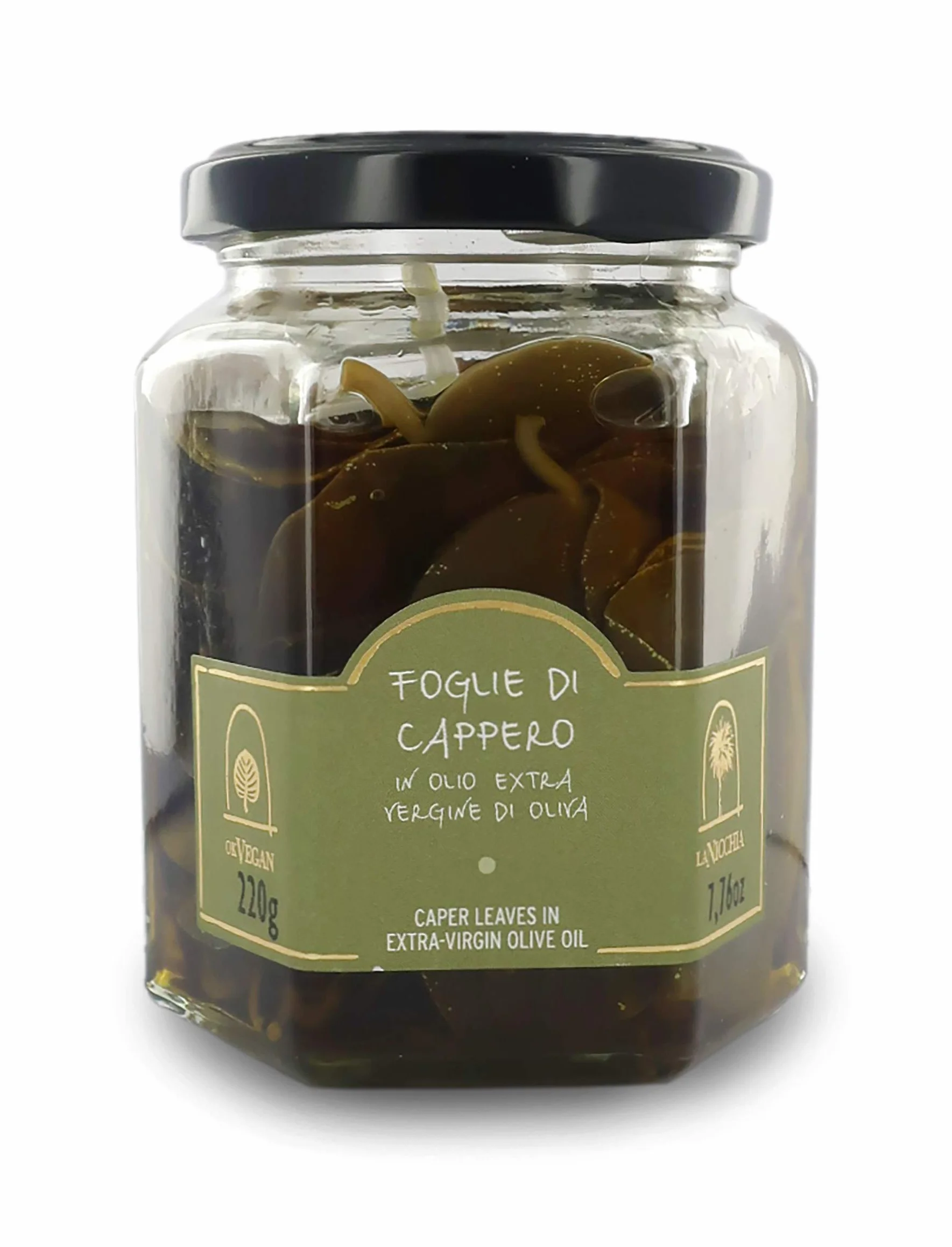 La Nicchia Pantelleria - Foglie di Cappero in Olio Extra Vergine di Oliva 220g