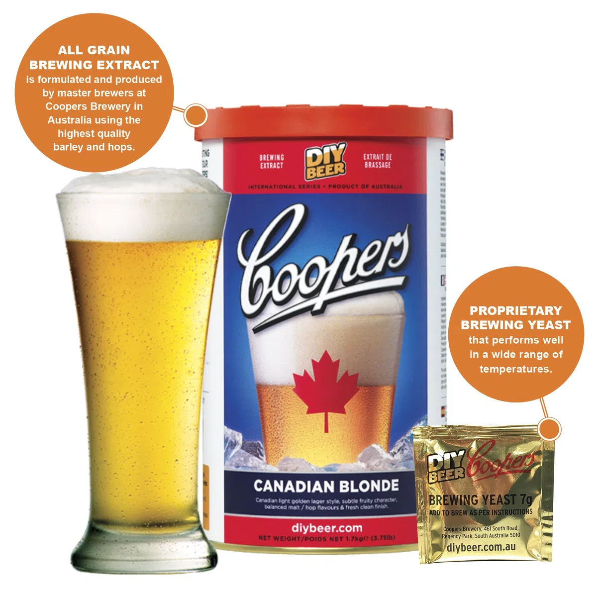 MALTO COOPER'S CANADIAN BLONDE