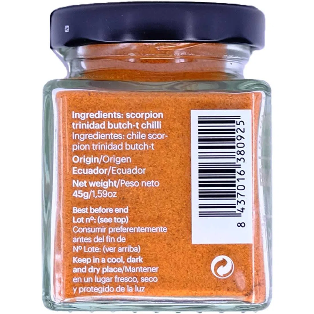 DAMUNE Habanero Scorpion Trinidad Butch T Polvere - 45g