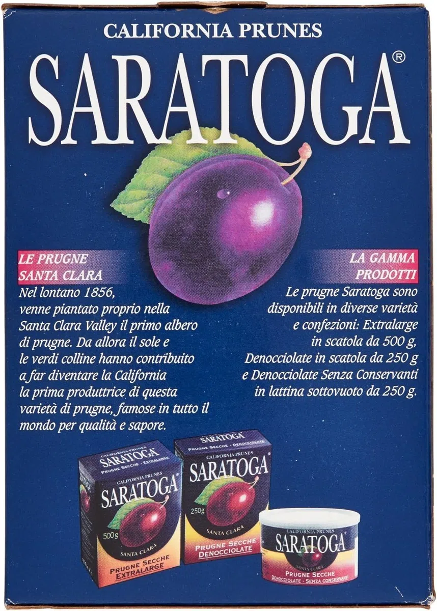 3X Confezione Per Saratoga - Prugne Secche, Extralarge - 3 confezioni da 500 g