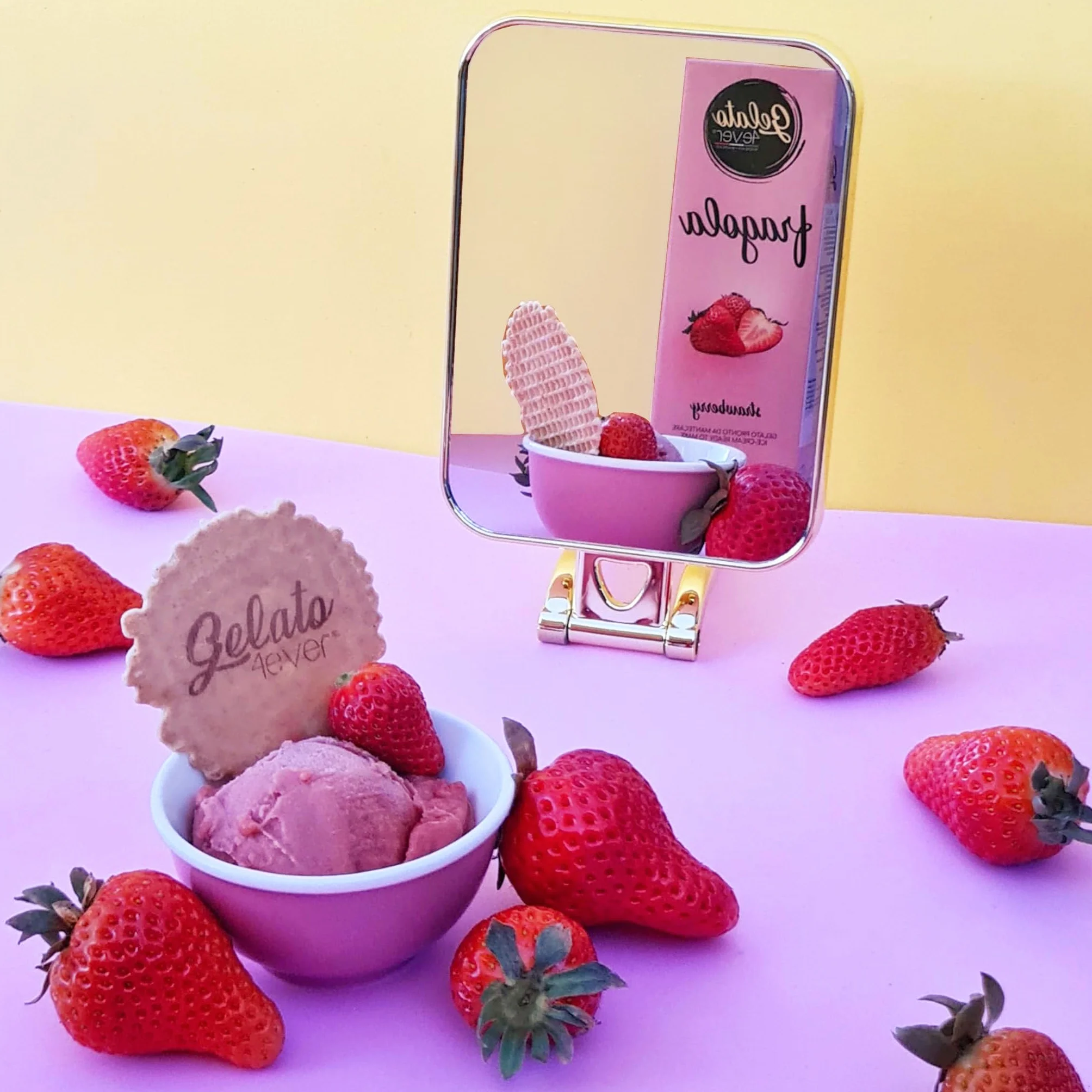 Gelato 4ever - Preparato per Gelato Pronto da Mantecare, Double Pack, Facile da Preparare, Compatibile con Tutte le Macchine per Gelati Come Ninja Creami, Magimix, HKoenig, 1L per Brick, Made in Italy