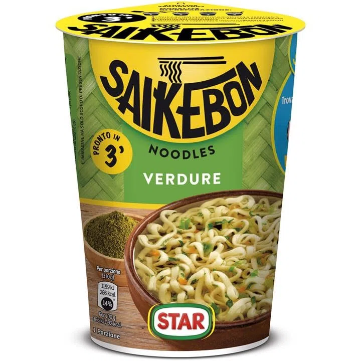 Noodles Verdure Pronti in 3 Min Sai Ke Bon, Pack 8 pezzi da 60 Gr