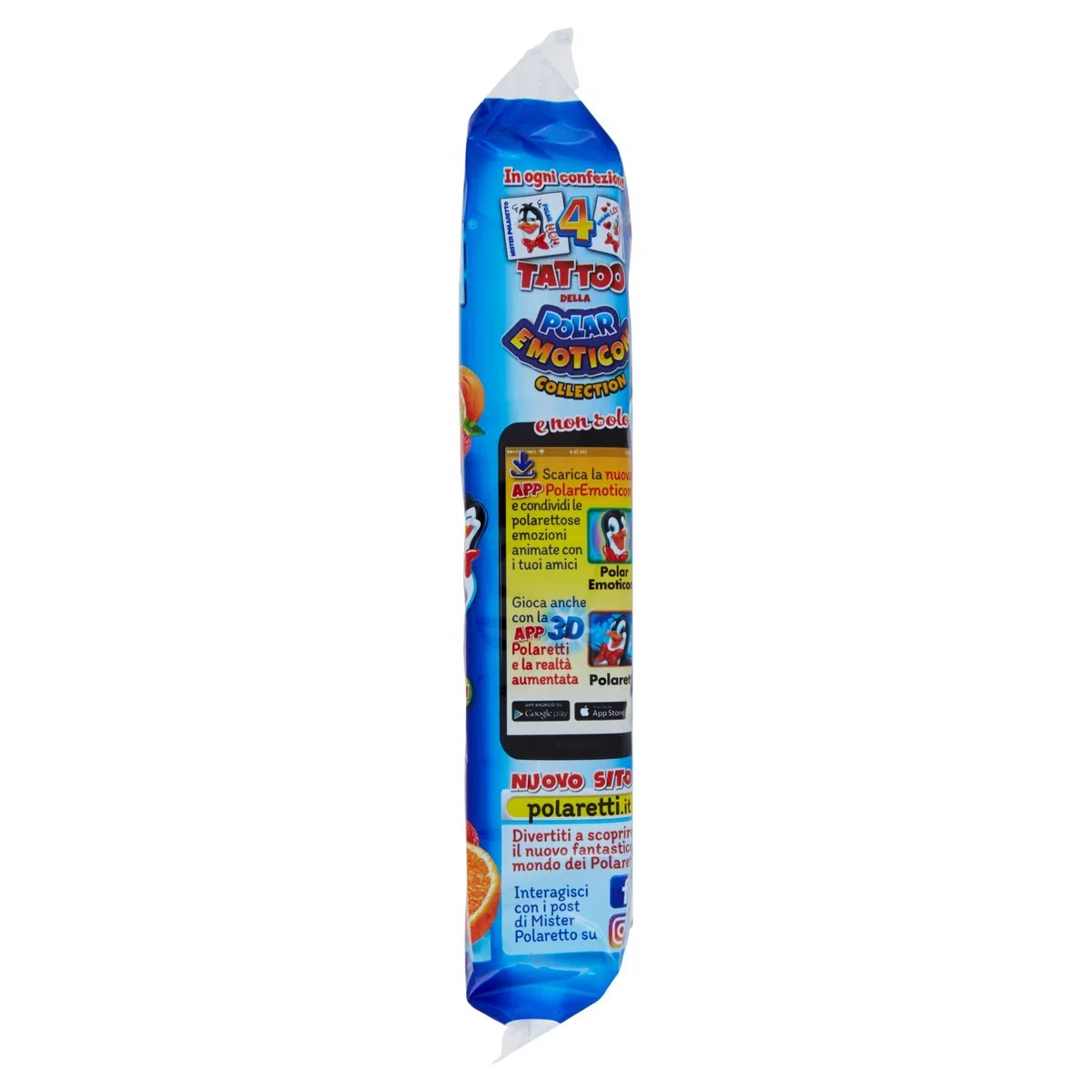 Dolfin - Polaretti Fruit, Ghiaccioli Pronti da Congelare, Senza Glutine e Conservanti, ai Gusti di Frutta - 8 confezioni da 400 ml [3200 ml]