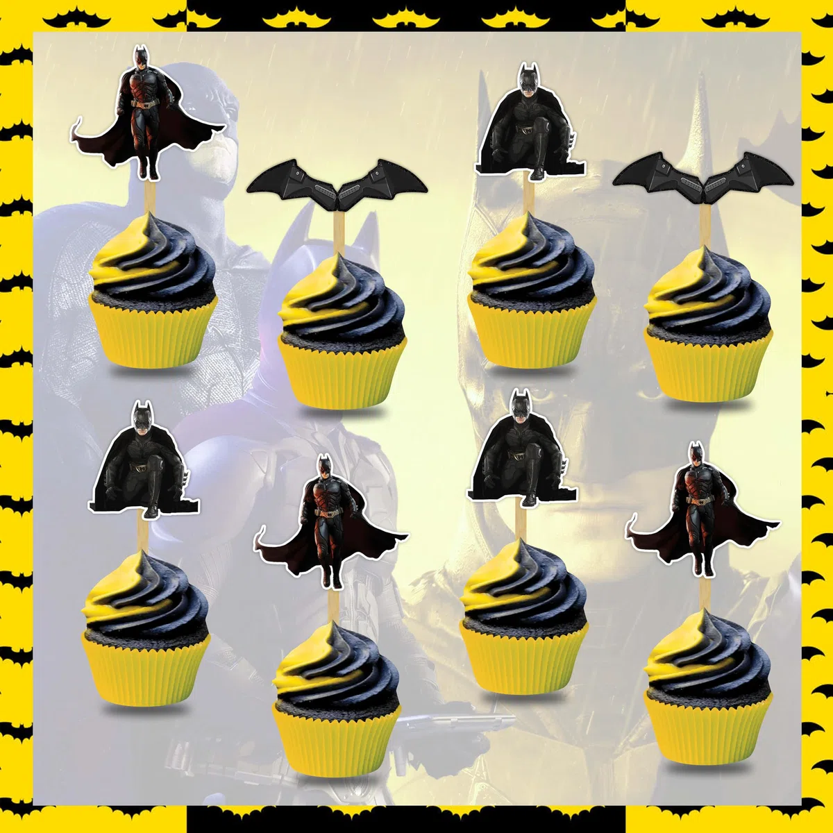 Seyal® Topper per cupcake Batman