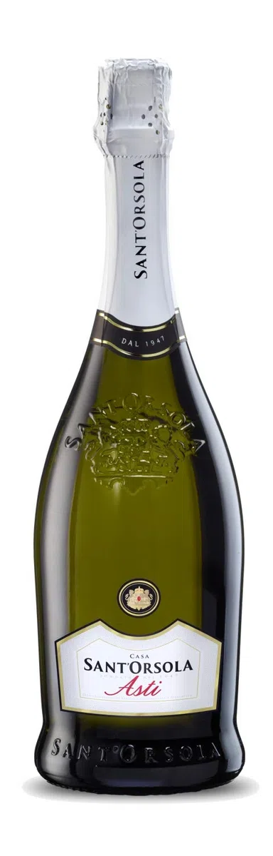 Sant'Orsola - Spumante Moscato d'Asti D.O.C.G., da Uva Moscata Bianca, Gusto Fresco e Delicato, 6x750 ml