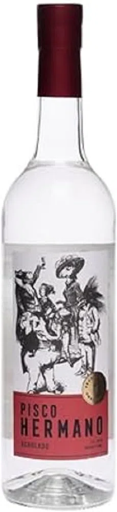 Hermano Acholado - Pisco peruviano fruttato, 42%, Bottiglia in vetro da 700 ml