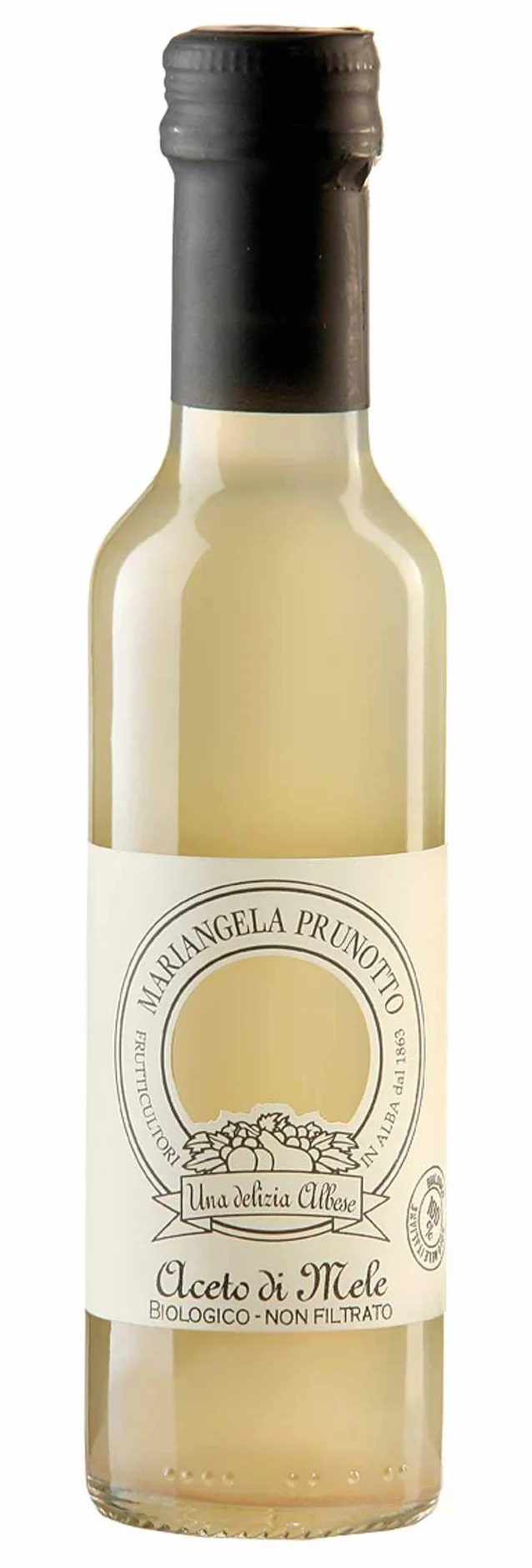 Azienda Agricola Prunotto Mariangela - 6 Bottiglie Aceto di Mele Biologico, Integrale, Non Filtrato, Non Pastorizzato, Con Madre, 500 ml (6x500g)