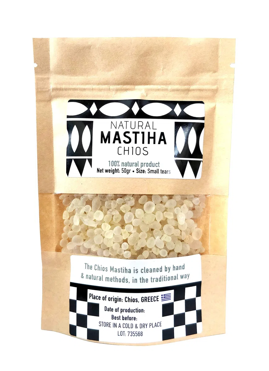Chios Mastic - Mastice prodotto da produttori di mastice (piccoli chicchi da 50 g)