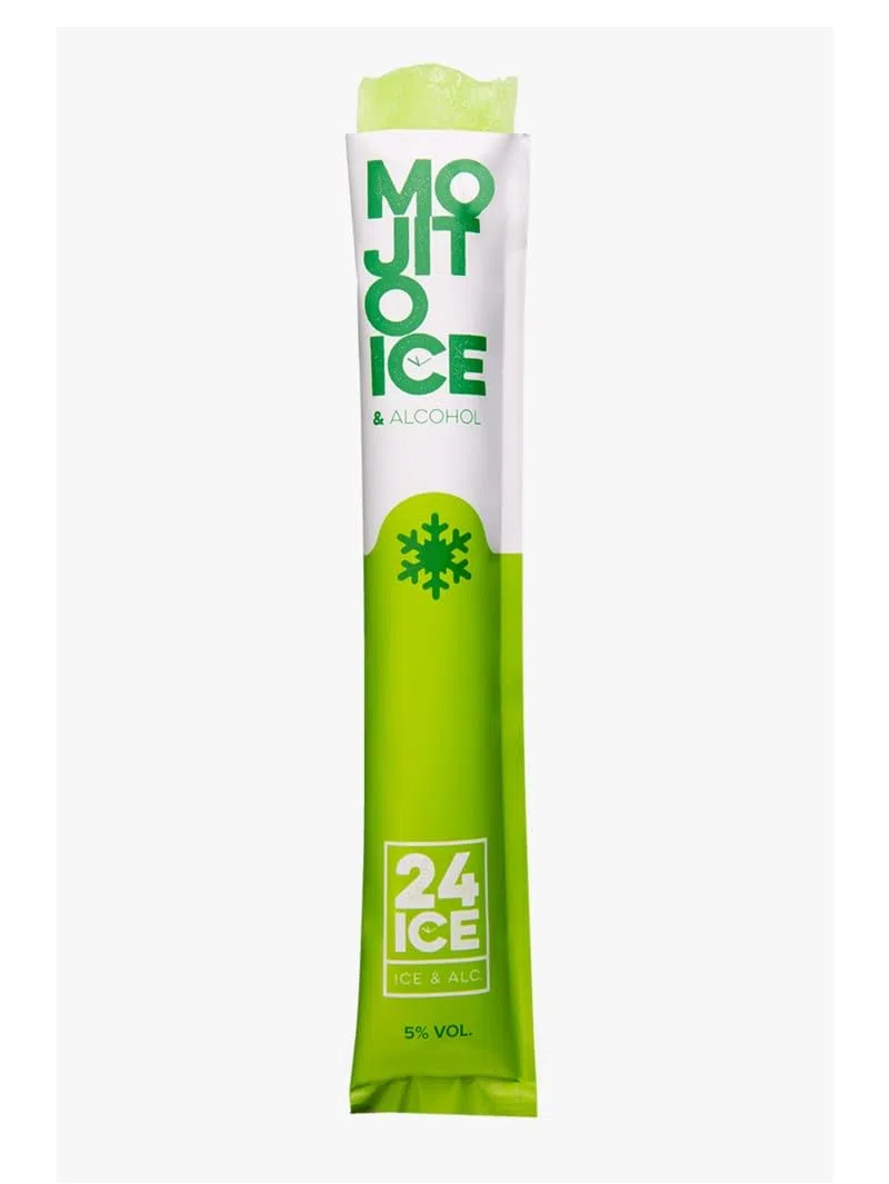 Frozen Cocktails -24 Ice- Mix MOJITO, VODKA, LIMONCELLO, GIN TONIC, STRAWBERRY DAIQUIRI 5% 5 Confezioni da 65ml