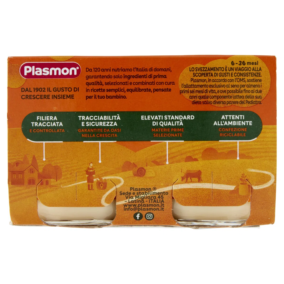Plasmon Pera e Yogurt 24x120g