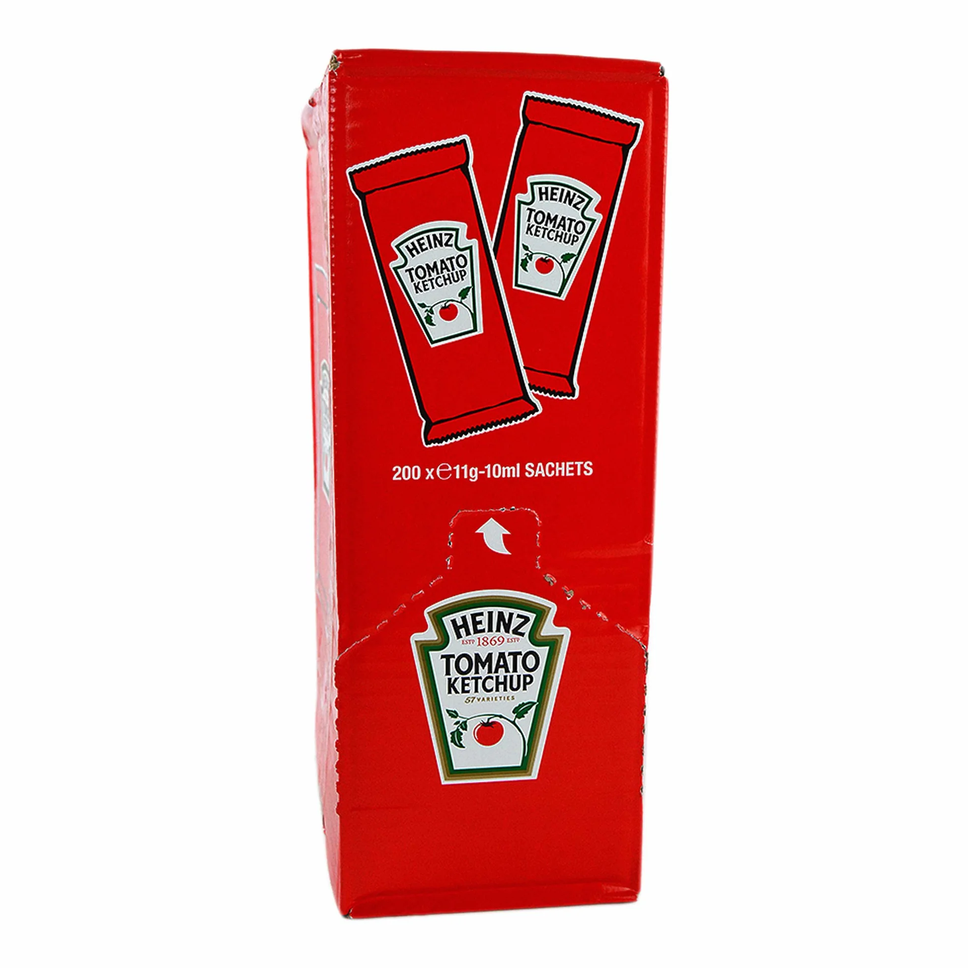 Heinz PZ 200 Salsa Ketchup in BUSTINA da 11 GR Ideale per Patatine, PANINI, Hamburger E PANINI