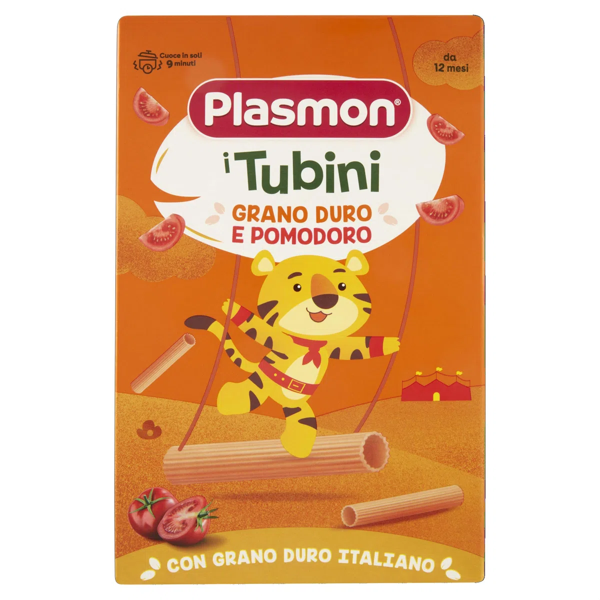Pastina Grano duro e pomodoro Tubini (12 confezioni)