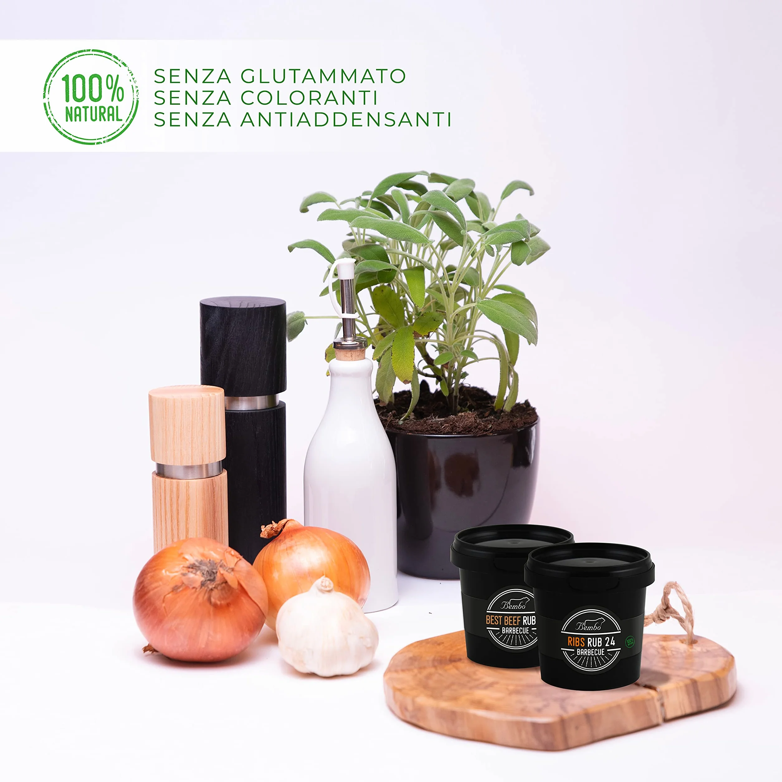BBQ Buffalo Rub 54 Bembo - 450 g – Mix Spezie per Manzo e Grandi Tagli (Tomahawk, Costate) – Rub Barbecue per Marinatura a Secco – Ideale per Griglia e BBQ – Made in Italy