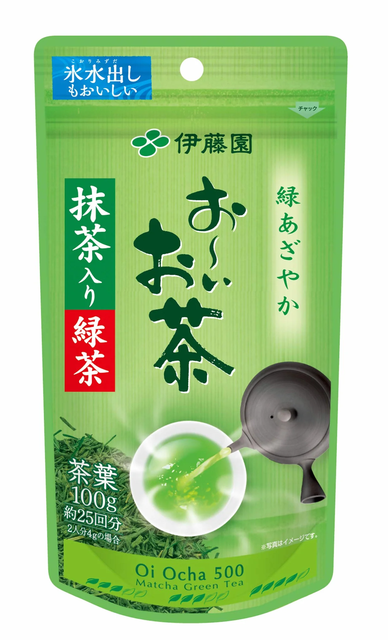 Itoen Oiocha Matcha-iri Ryokucha - Japanese Green Tea Leaf - 100g