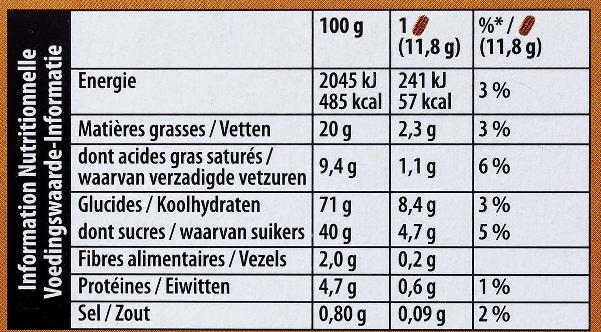 LU Bastogne le Original Speculoos Le Pack 260 g - 7 pezzi