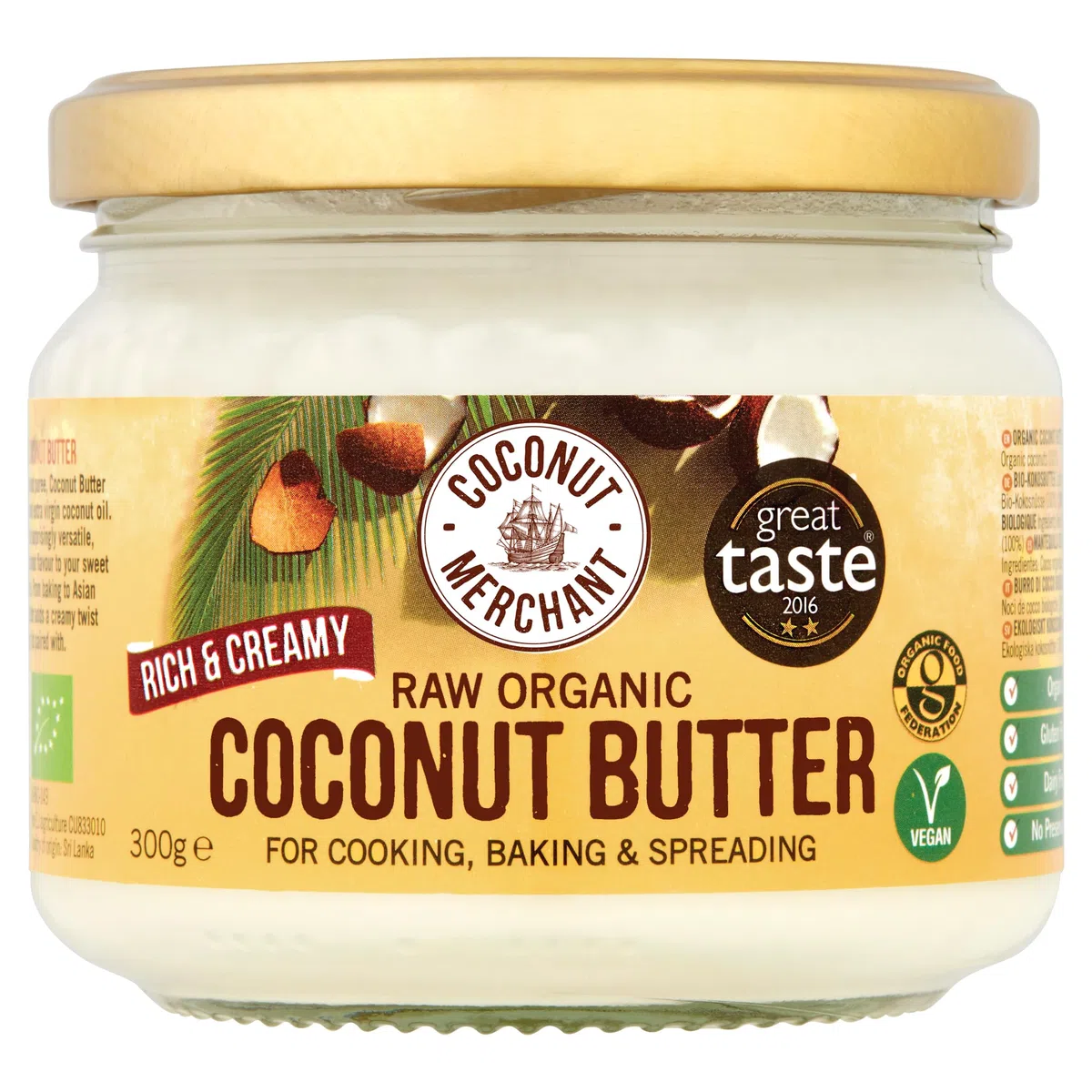 Burro di cocco biologico 300 ml