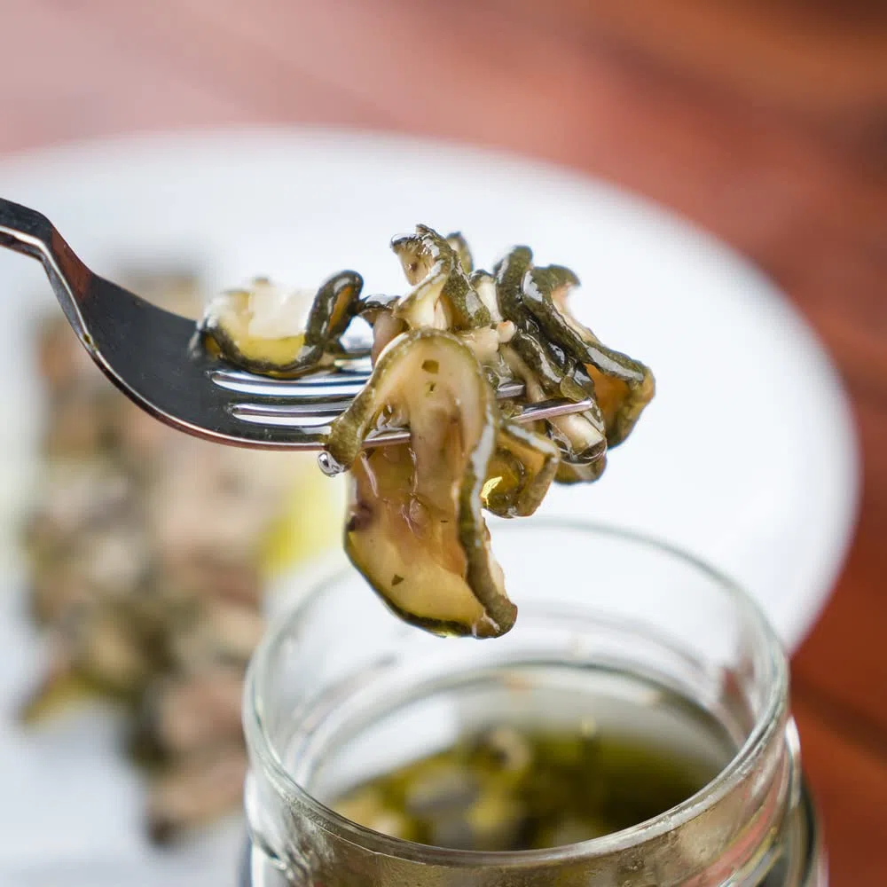 OROMINERVA - 3 vasetti di Zucchine sott'olio artigianali, zucchine croccanti essiccate al sole