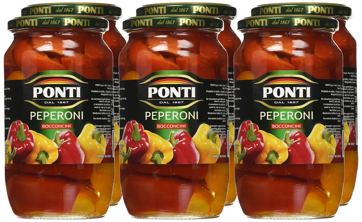 Ponti Peperoni Bocconcini, T6 - 6 Vasi da 700 gr