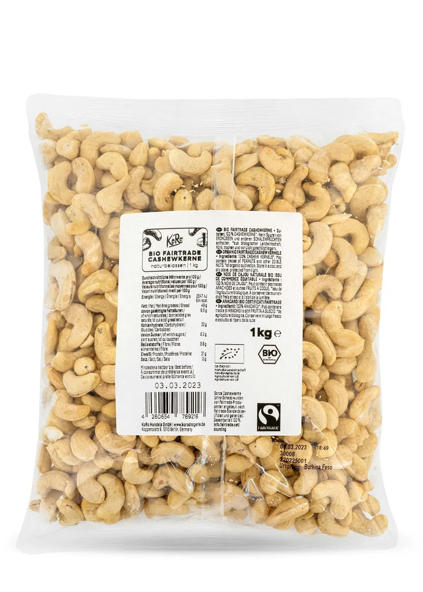 KoRo - Anacardi Fairtrade bio | 1 kg