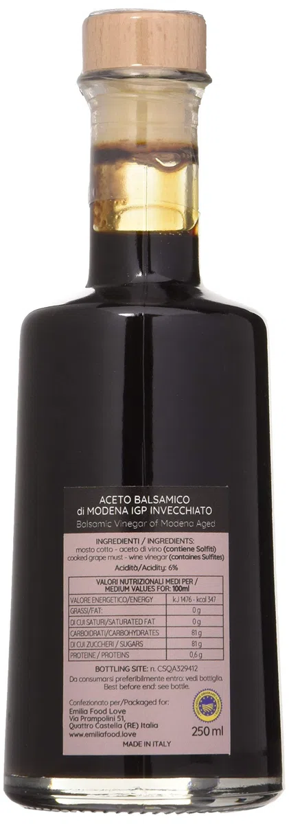 Aceto Balsamico di Modena IGP Invecchiato - EMILIA FOOD LOVE - Selected with Love in Italy