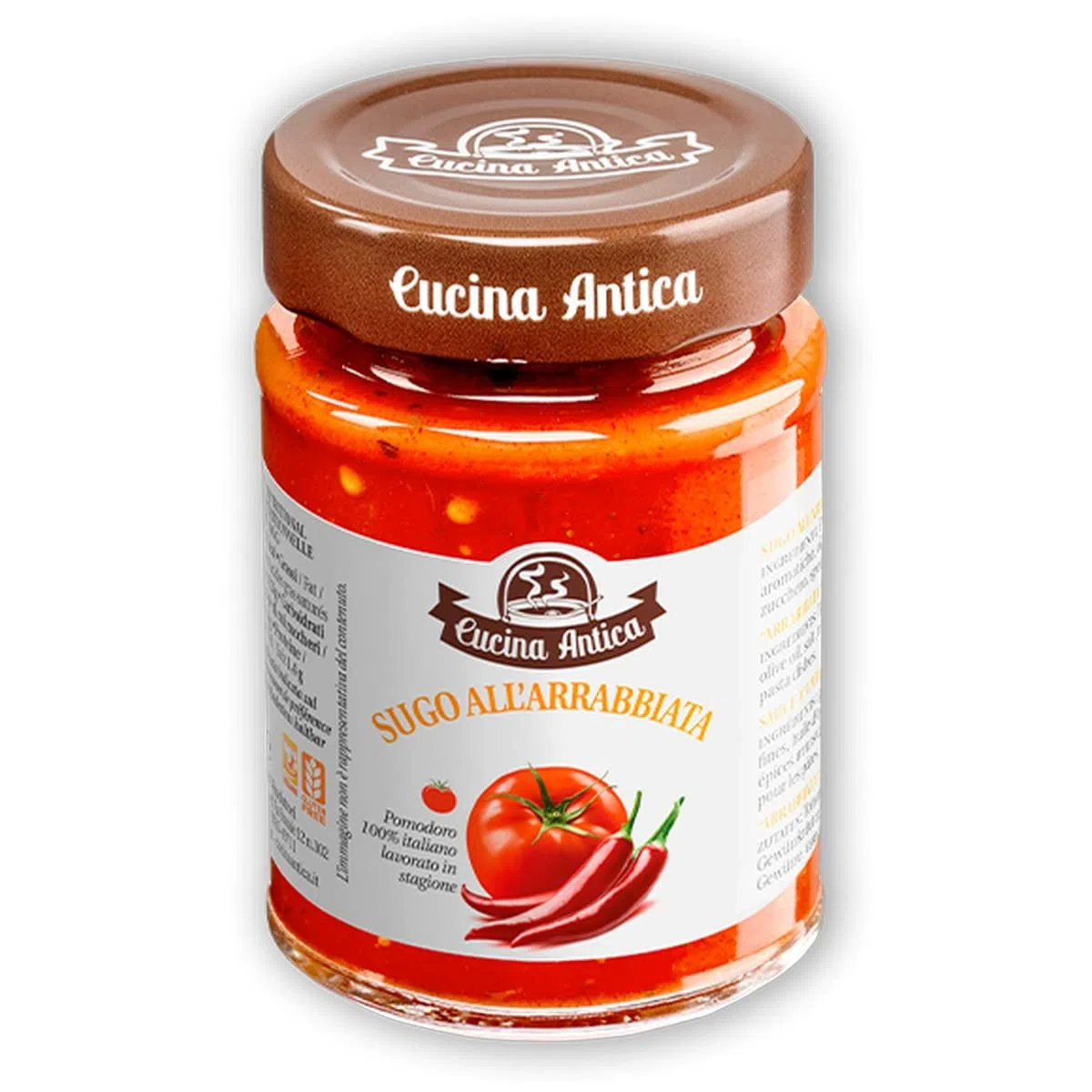 Cucina Antica - Sugo all'Arrabbiata - 3 Vasetti da 190 g